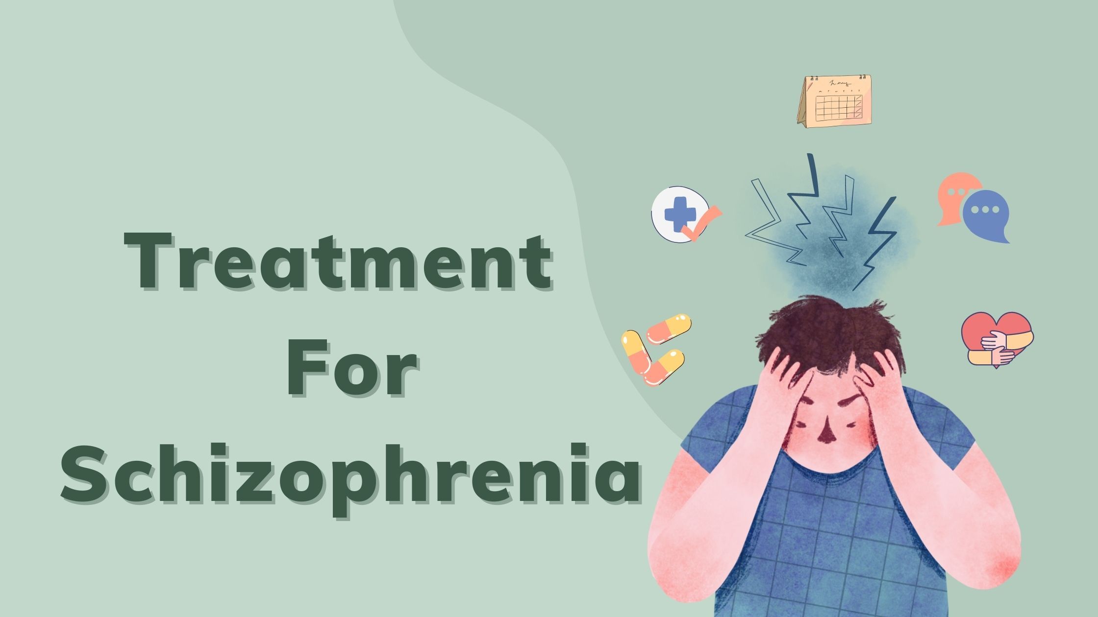 Treatments for Schizophrenia infographics