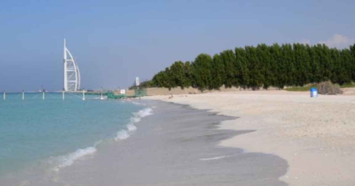 Mercato Beach in Dubai for tourists and locals