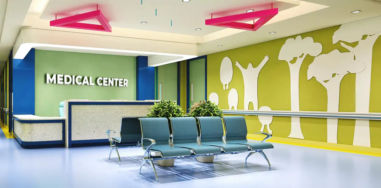 The Interior of a Medical Center